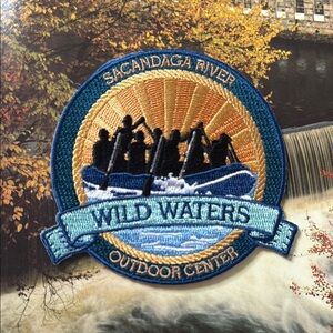 Vintage Wild Waters Outdoor Center Sacandaga River Patch